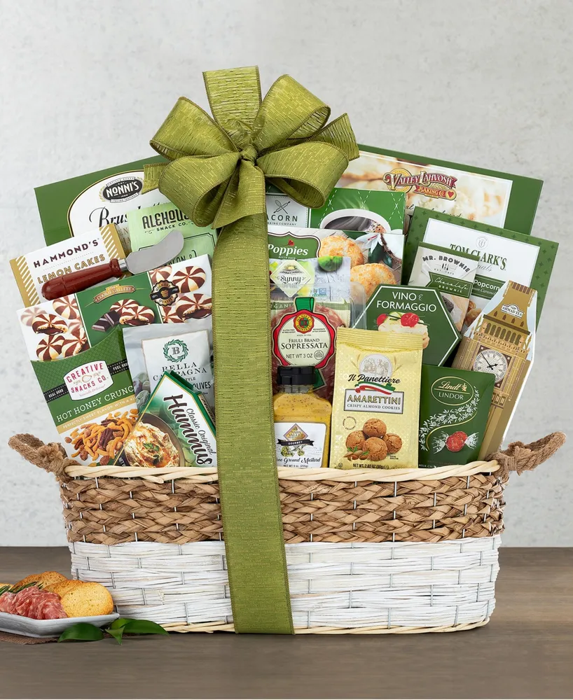 Wine Country Gift Baskets Sympathy Gift Basket, 19 Pieces