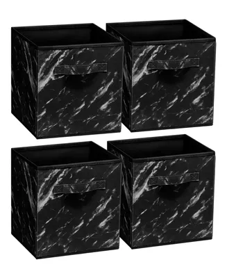 Sorbus Foldable Storage Cube Bins, Set of 4
