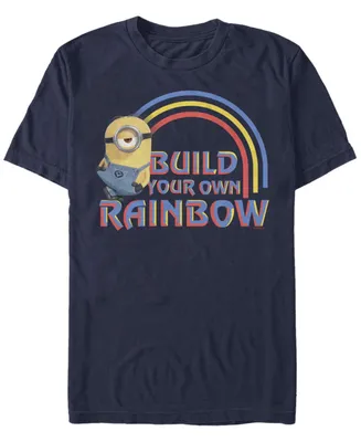 Men's Minions Build Your Rainbow Short Sleeve T-shirt
