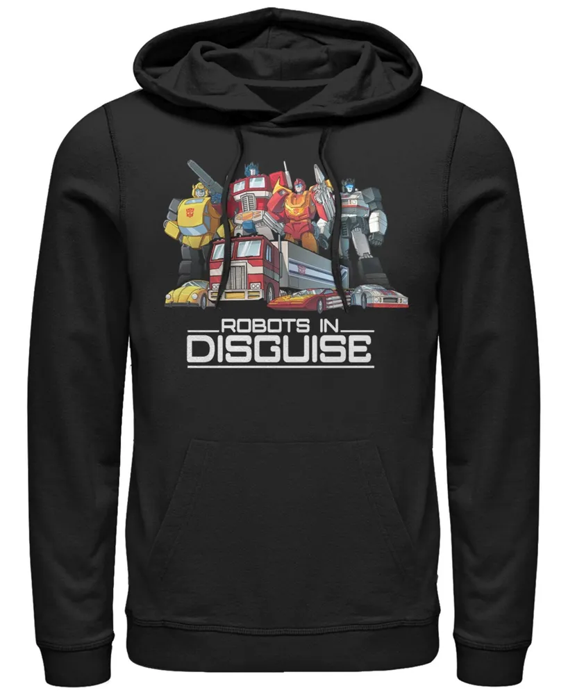 Men's Transformer Robots Disguise Fleece Hoodie