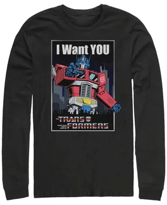 Men's Transformers Generations I Want You Long Sleeve T-shirt