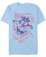 Men's Alice Wonderland Which Way Short Sleeve T-shirt