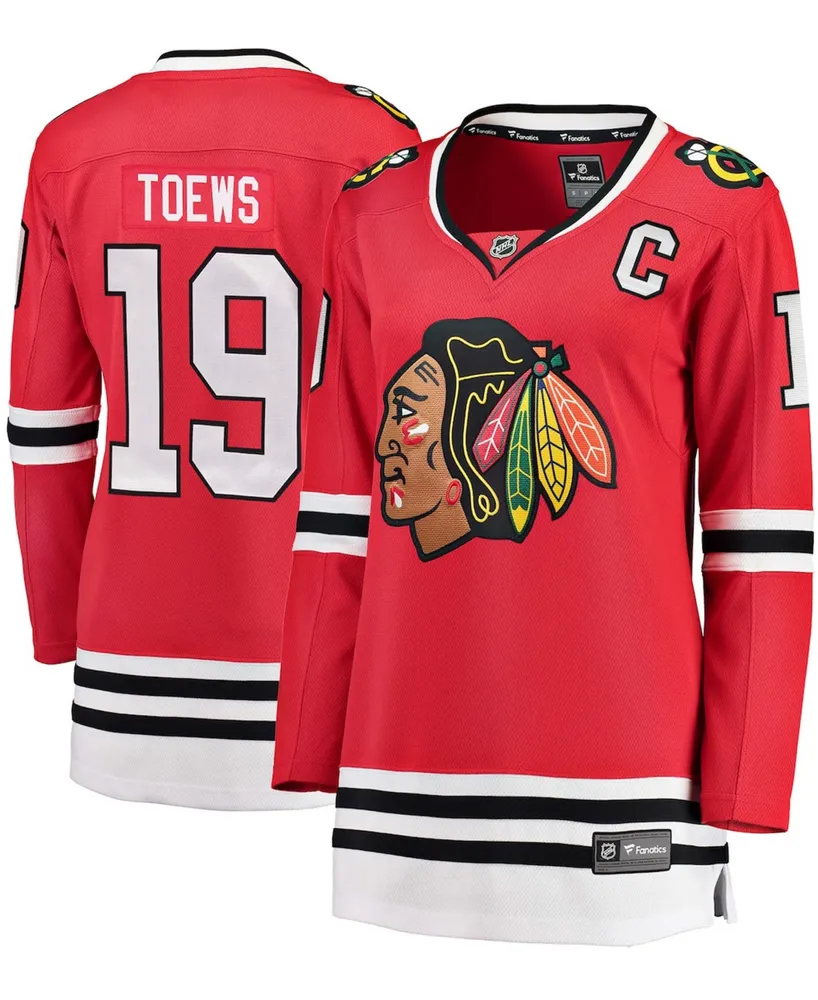 Women's Jonathan Toews Red Chicago Blackhawks Home Breakaway Player Jersey