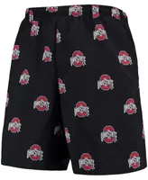 Men's Black Ohio State Buckeyes Backcast Ii 8" Omni-Shade Hybrid Shorts