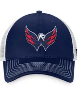 Men's Navy Washington Capitals Core Primary Logo Trucker Snapback Hat