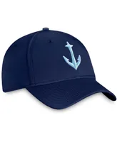 Men's Deep Sea Navy Blue Seattle Kraken Secondary Logo Flex Hat