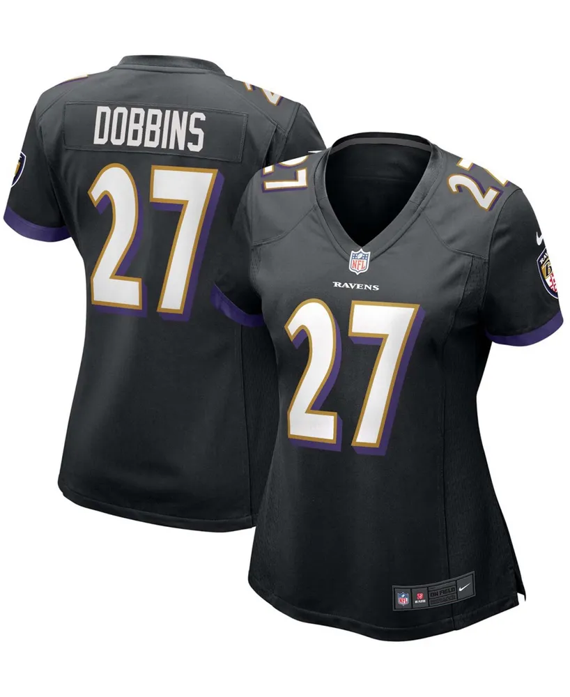 Women's J.k. Dobbins Black Baltimore Ravens Game Jersey