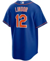 Men's Francisco Lindor New York Mets Replica Player Jersey