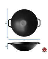 Victoria 14" Cast Iron Wok