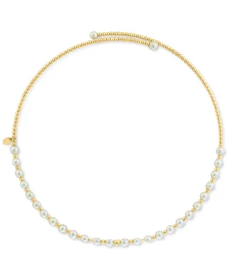 Effy Cultured Freshwater Pearl (4-1/2mm) Choker Necklace in 14k Gold