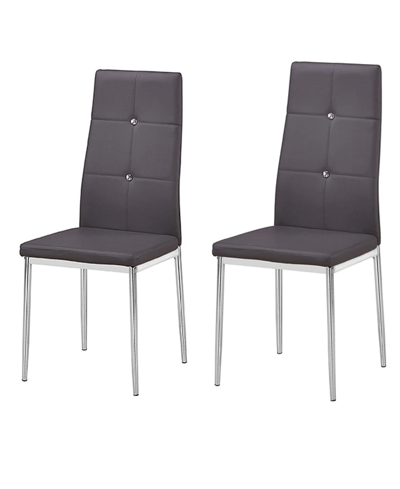 Trina Modern Living Side Chairs,, Set of 2