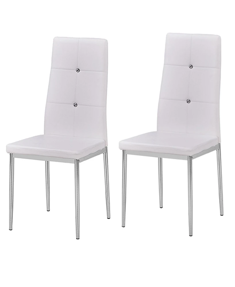 Trina Modern Living Side Chairs,, Set of 2