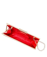 Nina Women's Crystal Frame Clutch