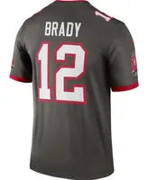 Men's Tom Brady Pewter Tampa Bay Buccaneers Alternate Legend Jersey