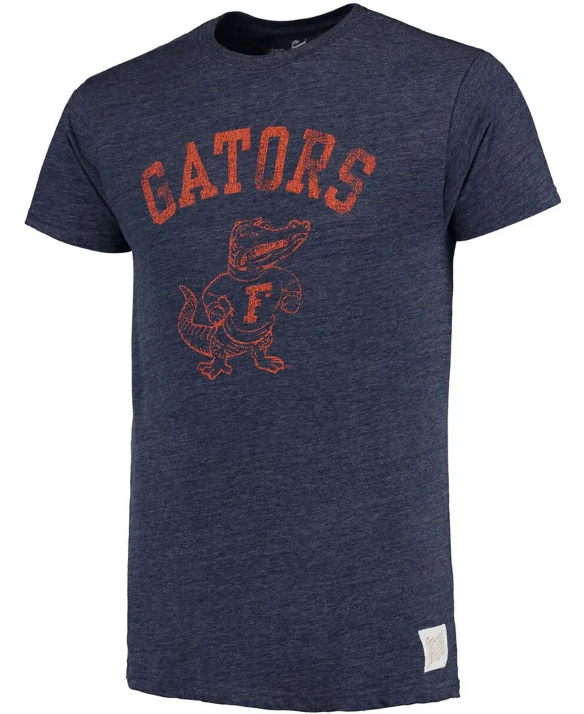 Virginia Cavaliers Nike Vintage Logo Tri-Blend T-Shirt - Heather Navy