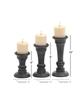 Traditional Candle Holders, Set of 3