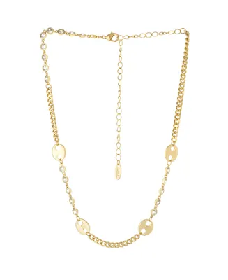 Ettika Mixed Gold-Plated Chain Necklace With Cubic Zirconia - Gold