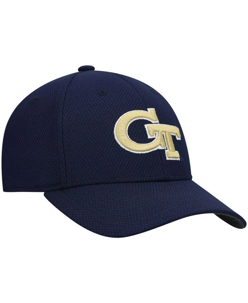 Men's Navy Georgia Tech Yellow Jackets 2021 Sideline Coaches Aeroready Flex Hat