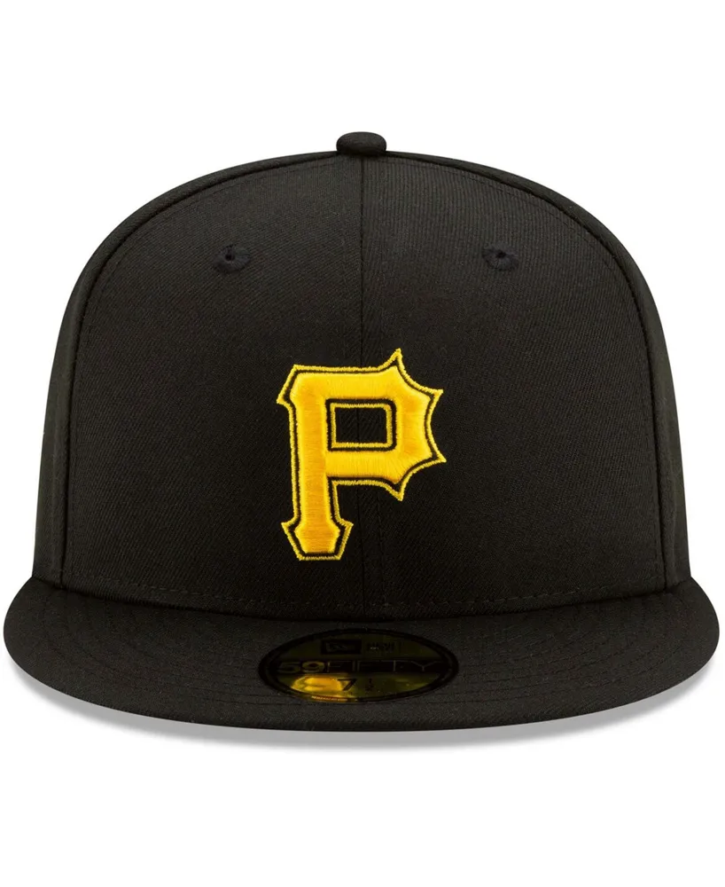 Men's Black Pittsburgh Pirates Alternate 2 Authentic Collection On-Field 59FIFTY Fitted Hat