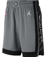 Men's Charcoal, Black Brooklyn Nets 2020/21 Association Edition Performance Swingman Shorts