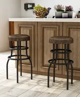 Delvan Padded Bar Stool, Set of 2