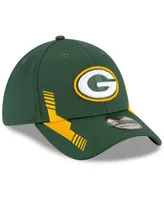 Men's Green Green Bay Packers 2021 Nfl Sideline Home 39THIRTY Flex Hat