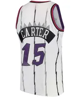 Men's Vince Carter White Toronto Raptors 1997-98 Hardwood Classics Swingman Jersey