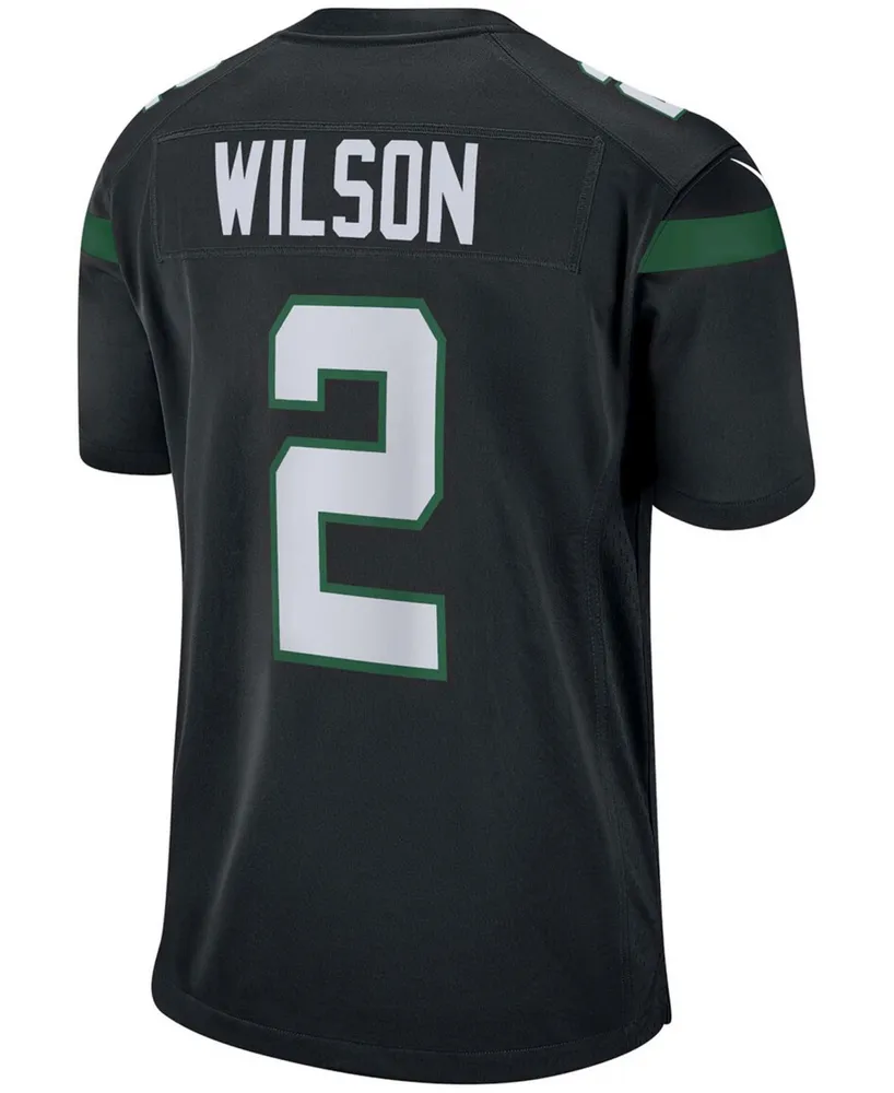 Men's Zach Wilson Black New York Jets Alternate 2021 Nfl Draft First Round Pick Game Jersey