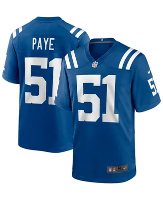 Men's Kwity Paye Royal Indianapolis Colts 2021 Nfl Draft First Round Pick Game Jersey