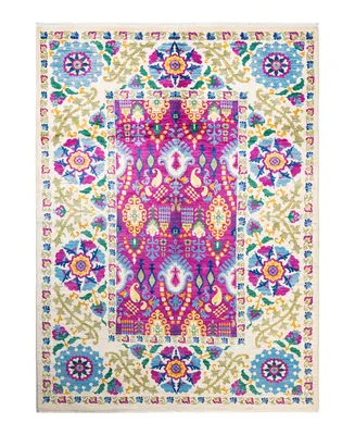Adorn Hand Woven Rugs Suzani M1830 6'1" x 8'5" Area Rug