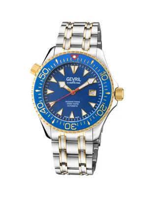 Gevril Men's Hudson Yards 48803 Swiss Automatic Bracelet Watch 44 mm