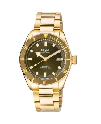 Gevril Men's Yorkville 48605 Swiss Automatic Bracelet Watch 45mm