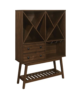 2-Drawer Wine Cabinet