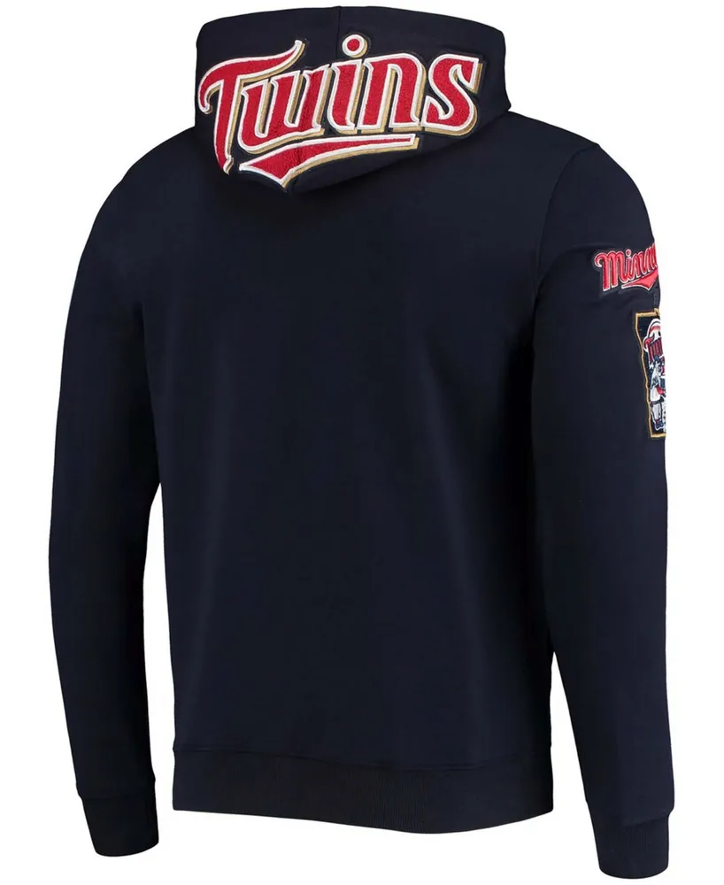 Men's Navy Minnesota Twins Team Logo Pullover Hoodie