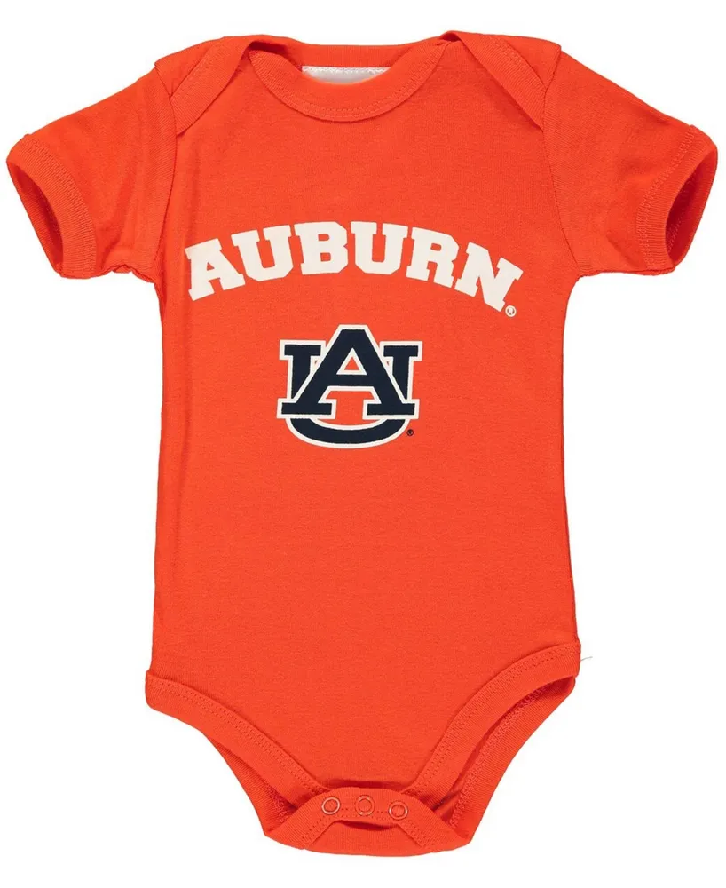 Infant Boys and Girls Orange Auburn Tigers Arch and Logo Bodysuit