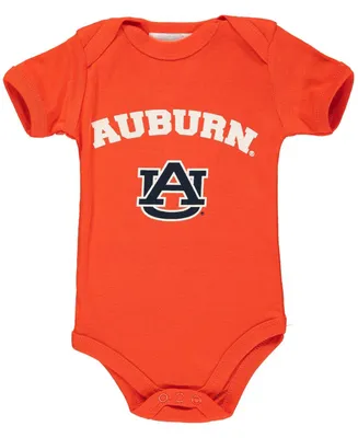 Infant Boys and Girls Orange Auburn Tigers Arch Logo Bodysuit