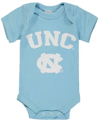 Infant Boys and Girls Carolina Blue North Carolina Tar Heels Arch and Logo Bodysuit