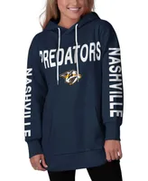 Women's Navy Nashville Predators Extra Inning Pullover Hoodie