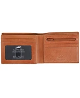 Men's Bellagio Collection Center Wing Bifold Wallet with Coin Pocket