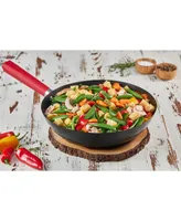 IMUSA IMUSA 12 PTFE Nonstick Wok with Bakelite Triangle Handle, Black -  IMUSA