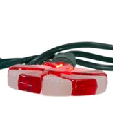 Kurt Adler 20-Light Red Candy Led Light Set