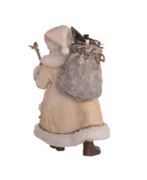 Kurt Adler 10.5" Fabriche Snowy Woods Santa