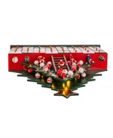 Kurt Adler 13.5" Battery-Operated Led Christmas Tree Advent Calendar