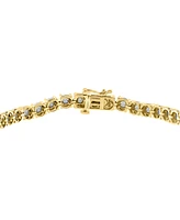 Effy Diamond Tennis Bracelet (1/4 ct. t.w.) Gold over Sterling Silver