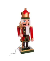 Kurt Adler 43" Lighted Musical Collapsible Nutcracker