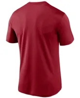 Nike Men's Cardinal Arizona Cardinals Logo Essential Legend Performance T-Shirt