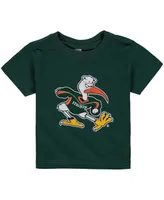 Infant Boys and Girls Green Miami Hurricanes Big Logo T-shirt