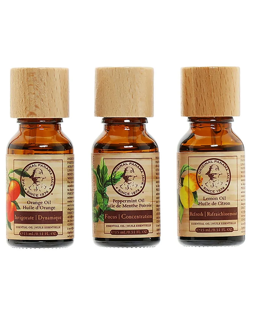 Panama Jack Essential Oil Energize Set, 3 Piece