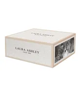 Laura Ashley Heritage Collectables 10 Oz Midnight Pinstripe Mugs in Gift Box, Set of 4