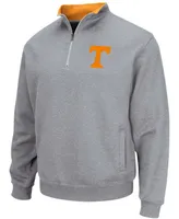 Men's Heathered Gray Tennessee Volunteers Tortugas Team Logo Quarter-Zip Jacket